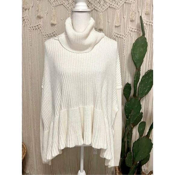 NWOT Free People Layer Cake Chunky Knit Sweater XS - Picture 2 of 7